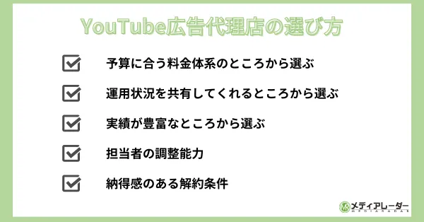 YouTube広告代理店の選び方　画像２